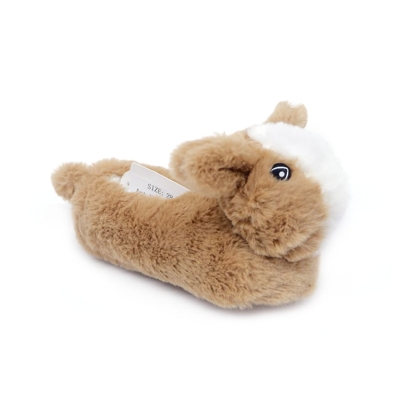 Coffee white rabbit slippers