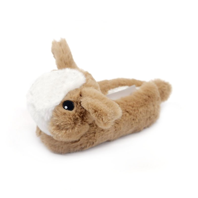 Coffee white rabbit slippers