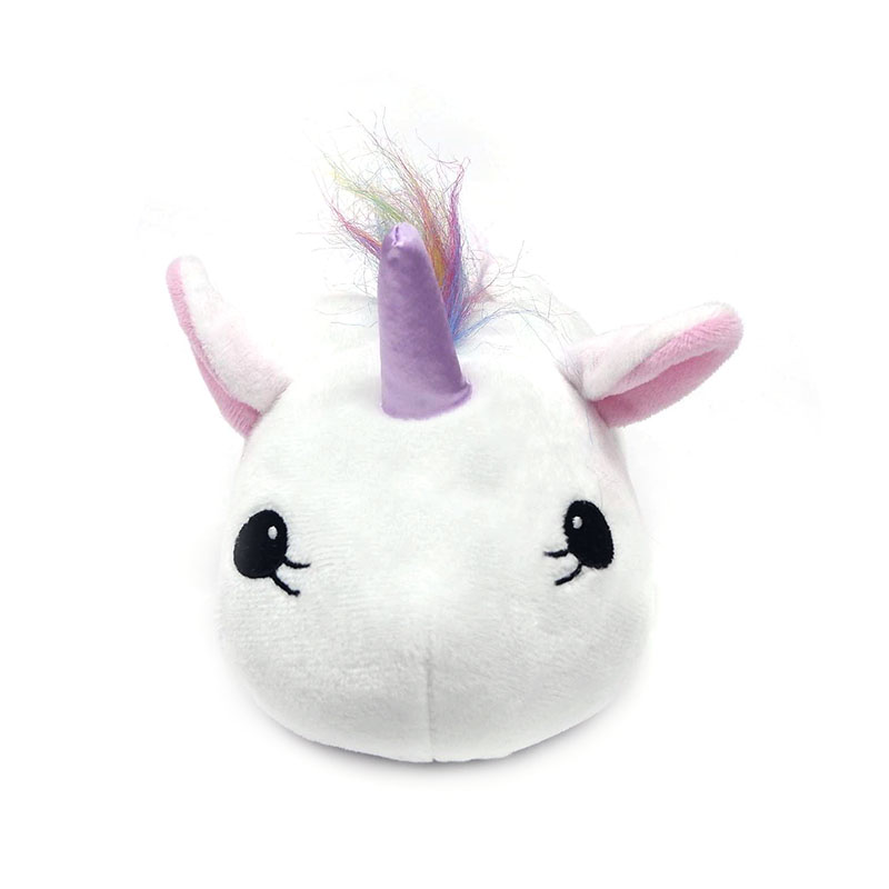 Cute white unicorn slippers