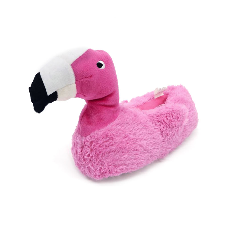 American pink macaw slippers