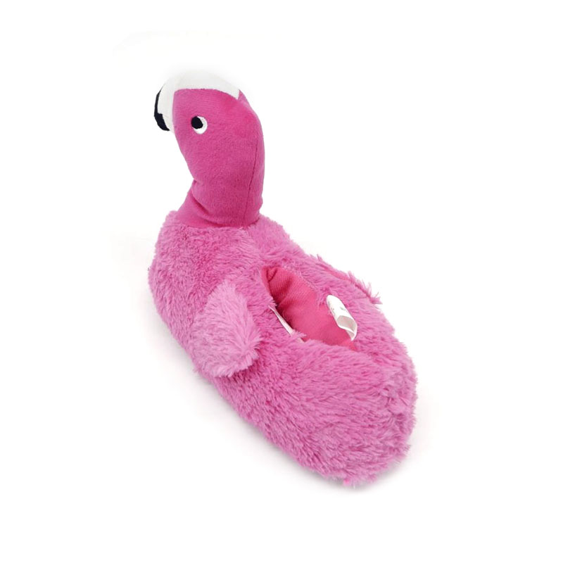 American pink macaw slippers